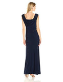 Alex Evenings Women's Long Cowl Back Dress